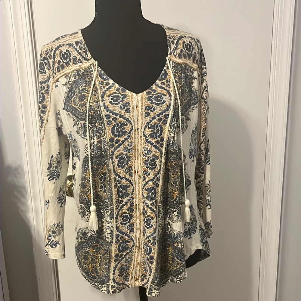 Lucky Brand Bohemian Print Women's Top